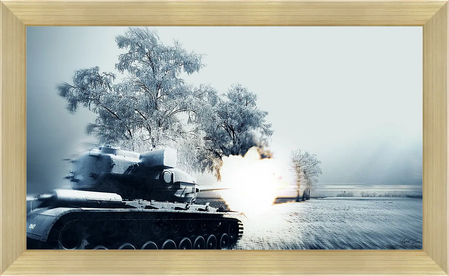 Картина в раме - World Of Tanks