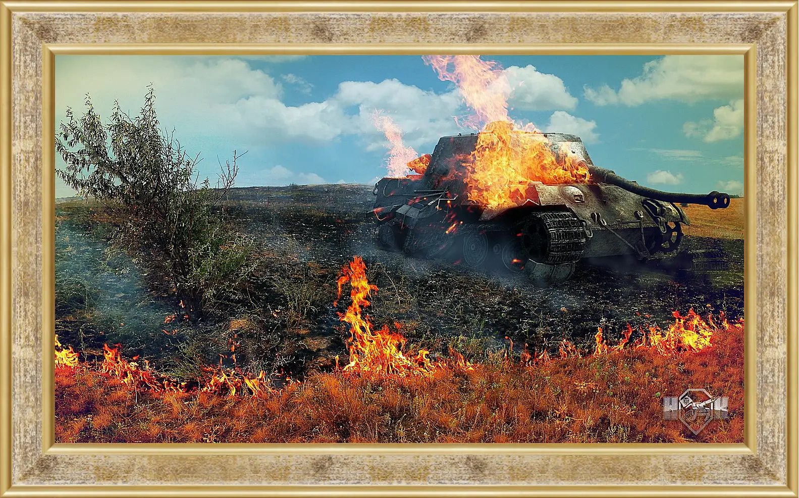 Картина в раме - World Of Tanks