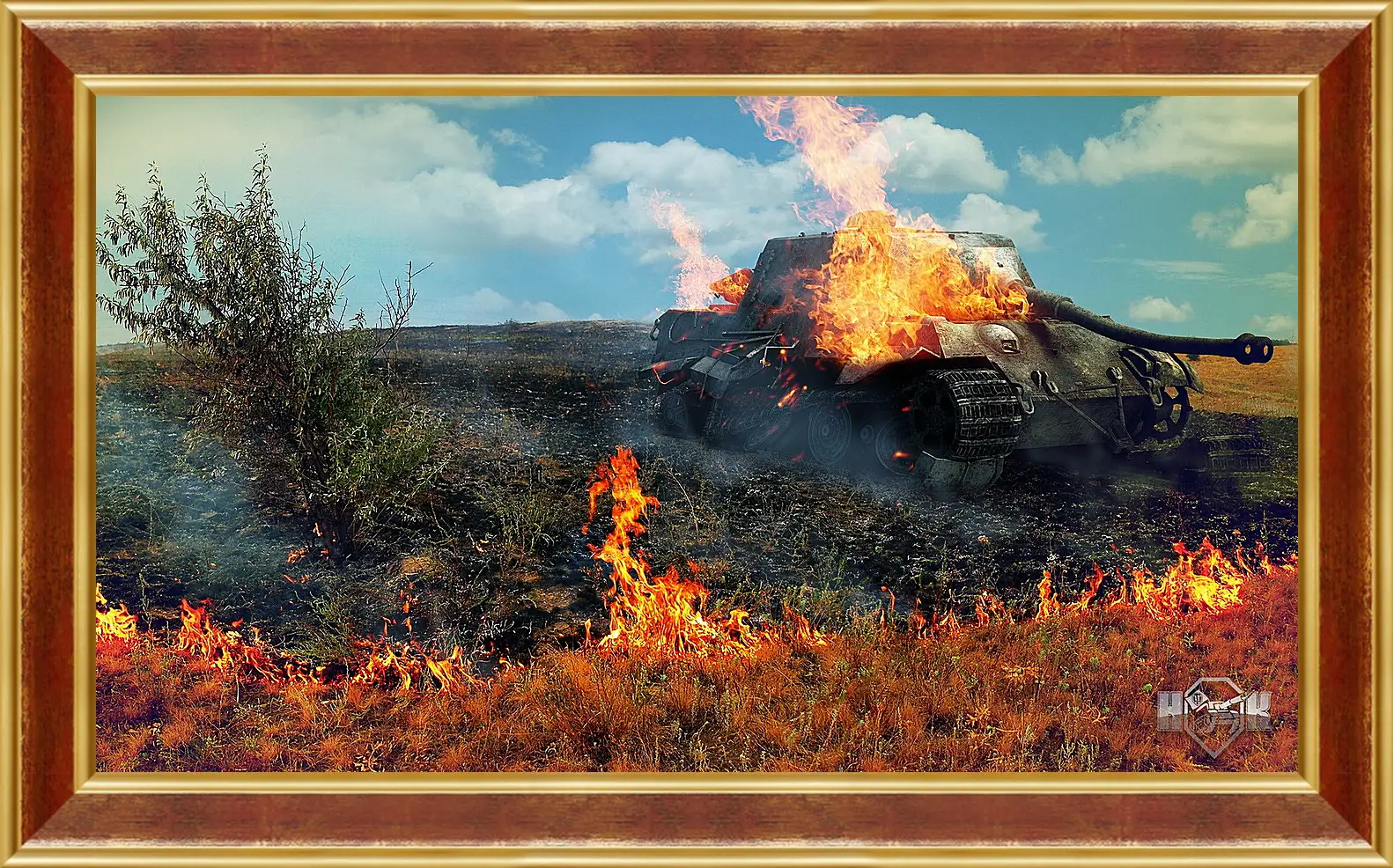 Картина в раме - World Of Tanks