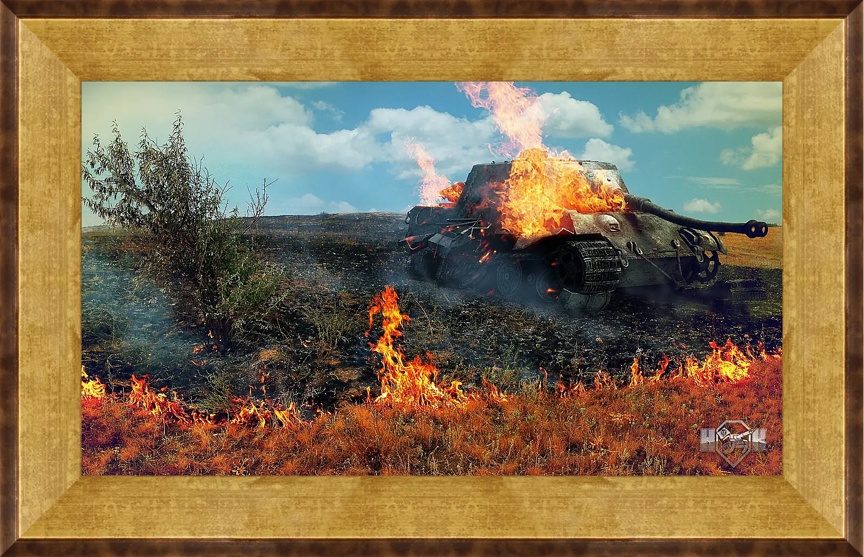 Картина в раме - World Of Tanks