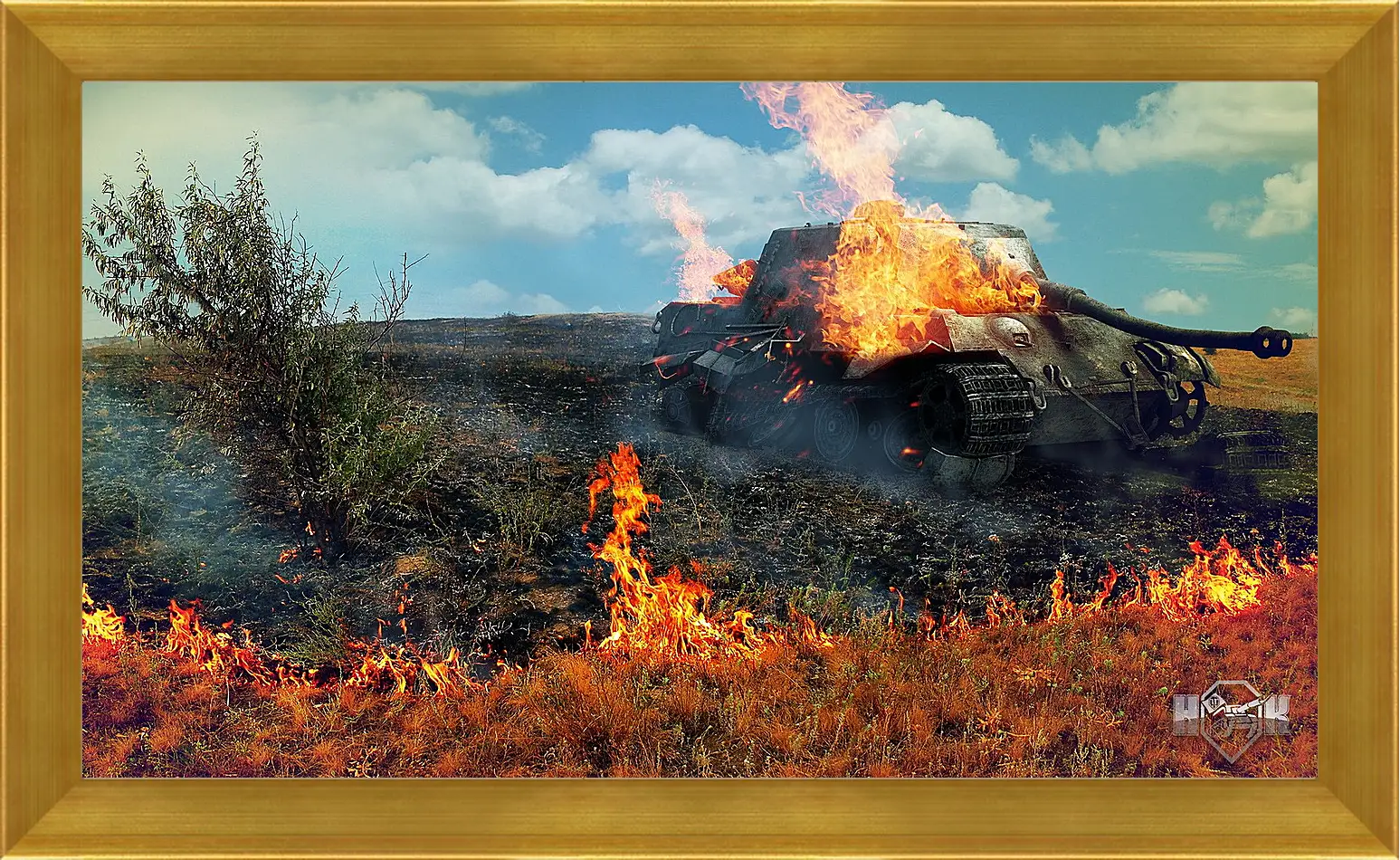 Картина в раме - World Of Tanks