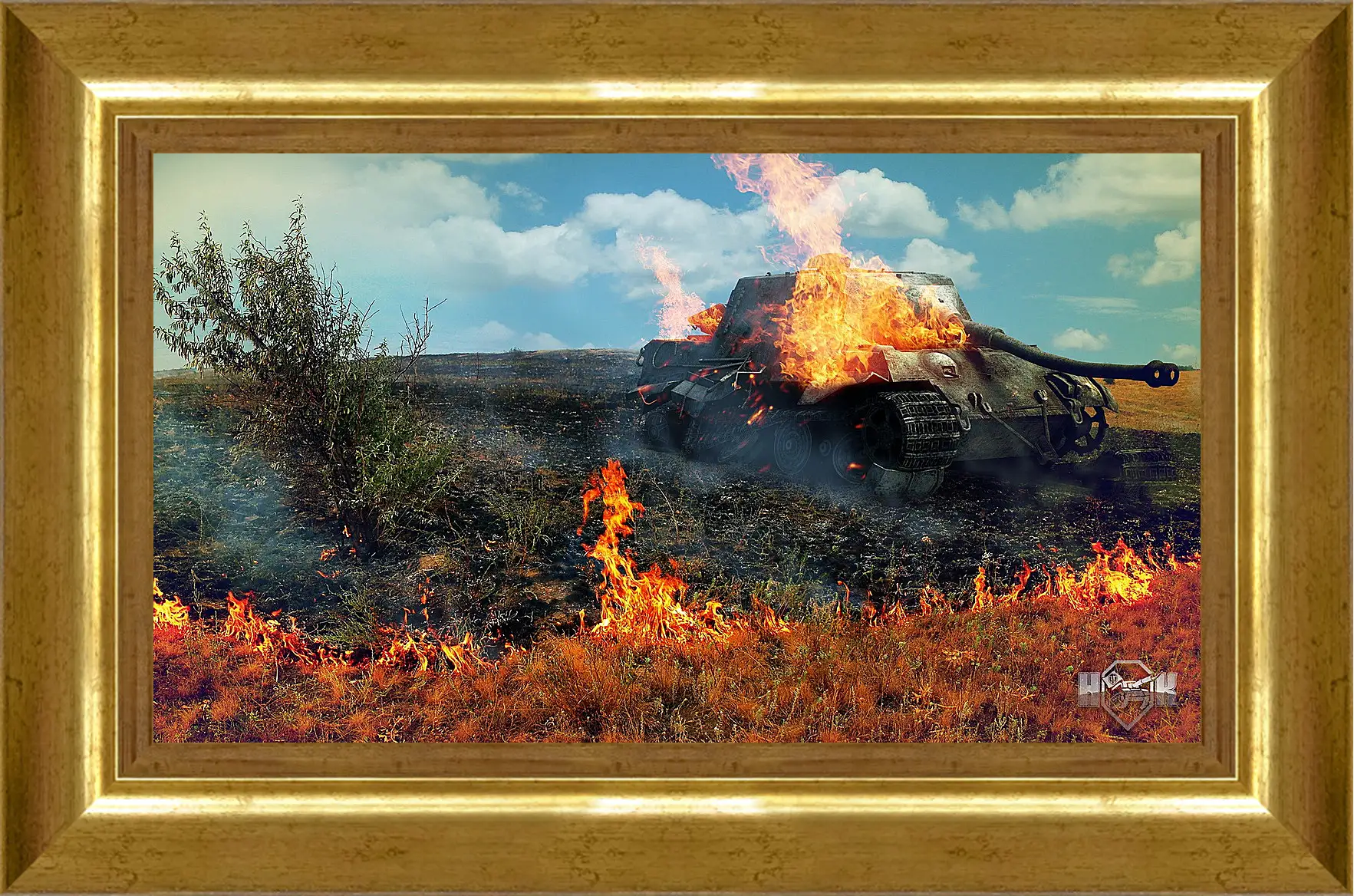 Картина в раме - World Of Tanks