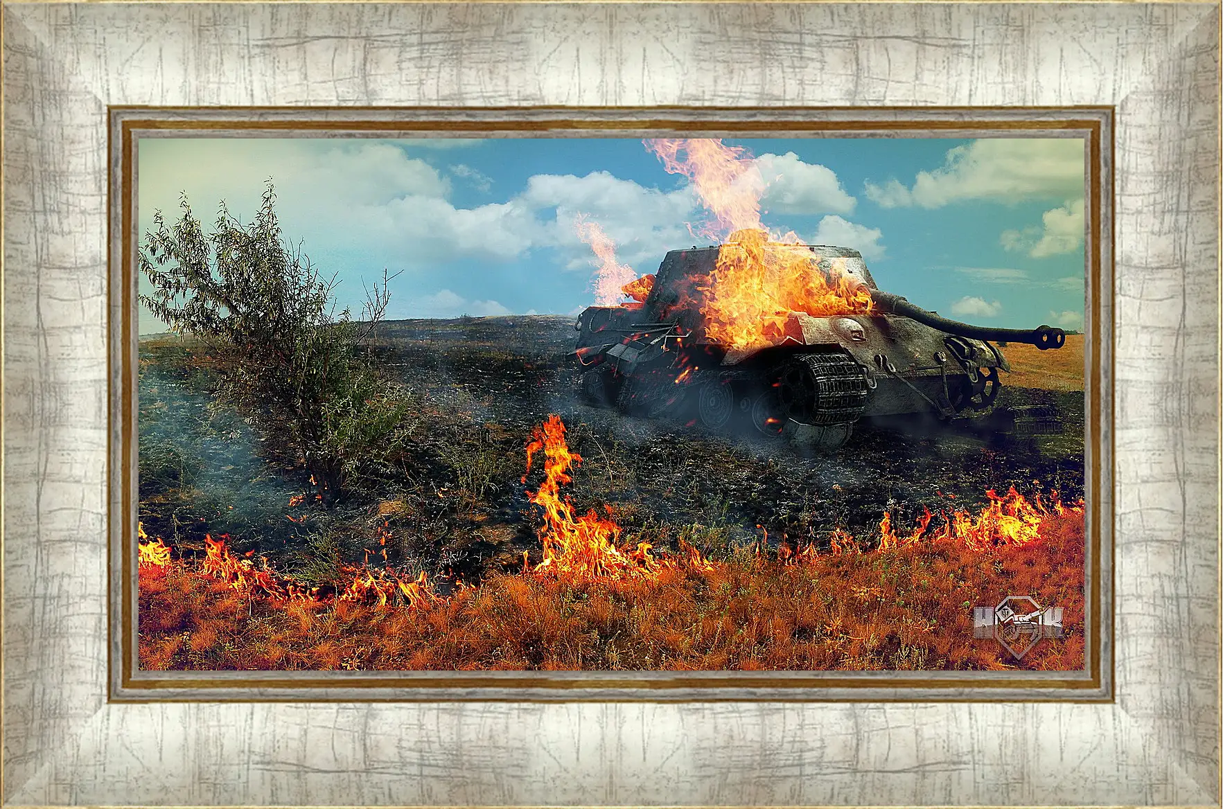 Картина в раме - World Of Tanks