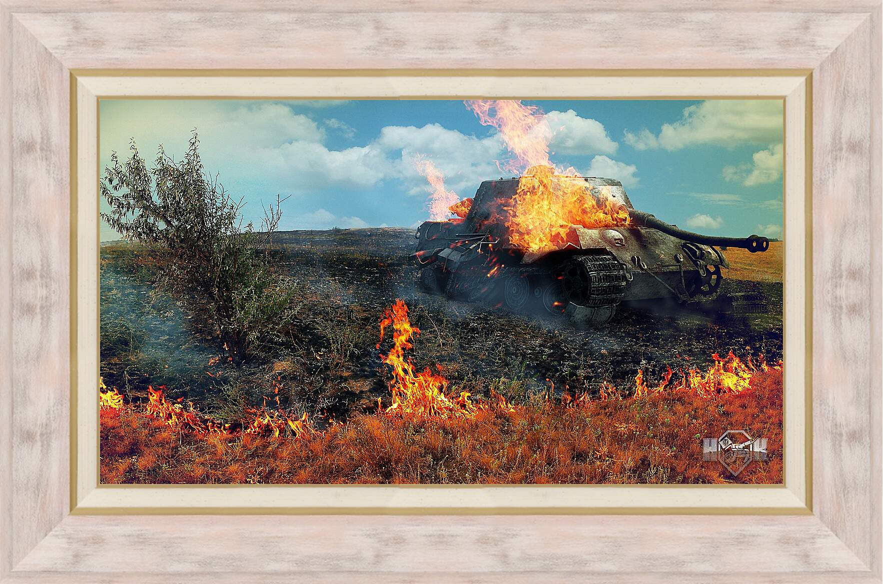 Картина в раме - World Of Tanks