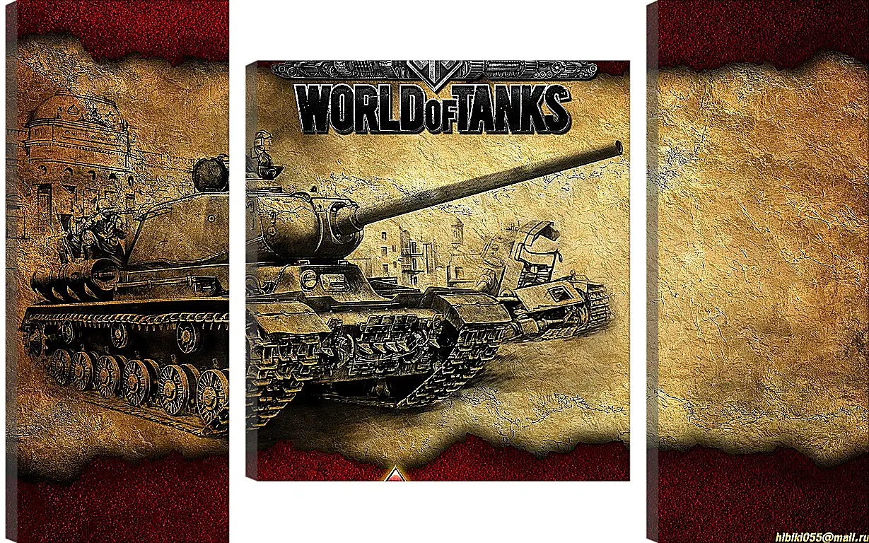 Модульная картина - World Of Tanks