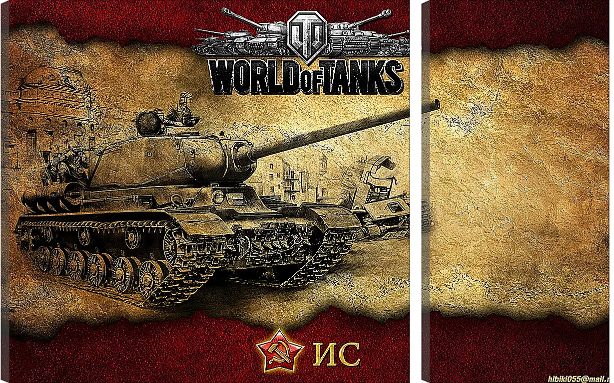 Модульная картина - World Of Tanks