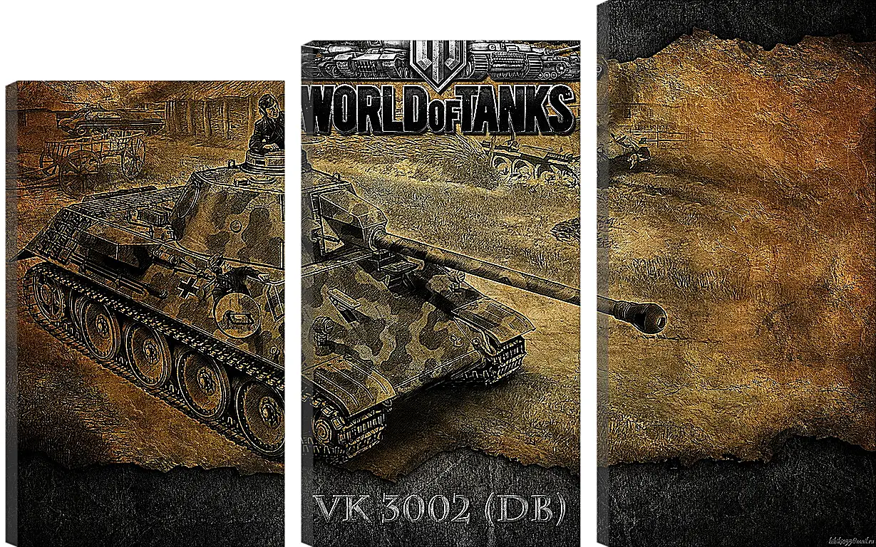 Модульная картина - World Of Tanks