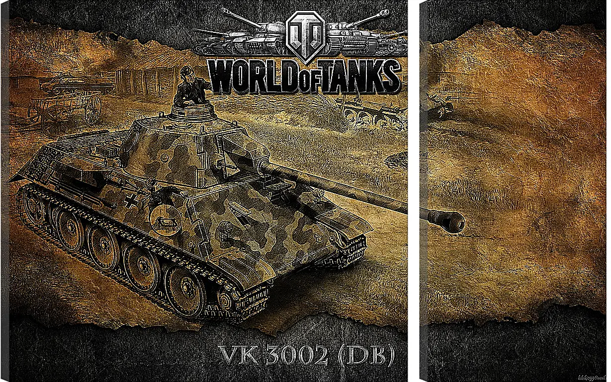 Модульная картина - World Of Tanks