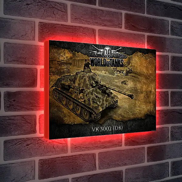 Лайтбокс световая панель - World Of Tanks