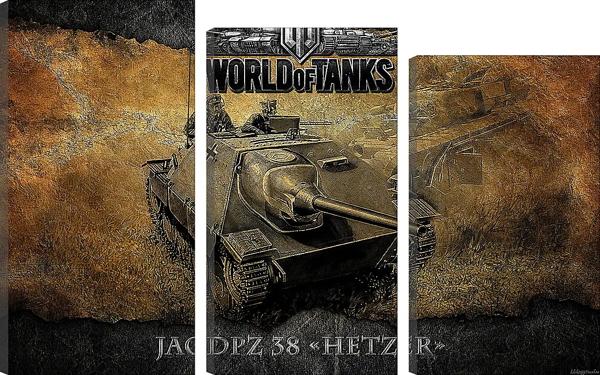 Модульная картина - World Of Tanks