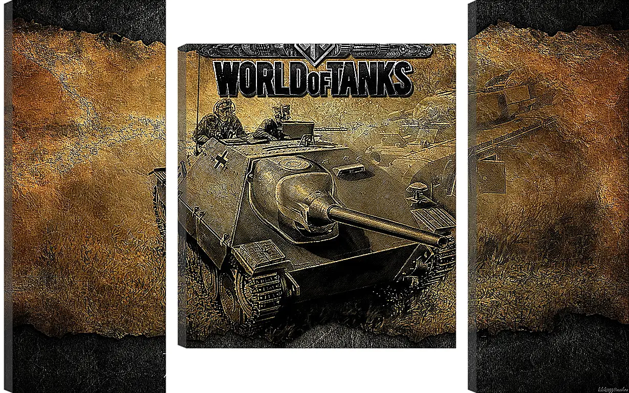 Модульная картина - World Of Tanks