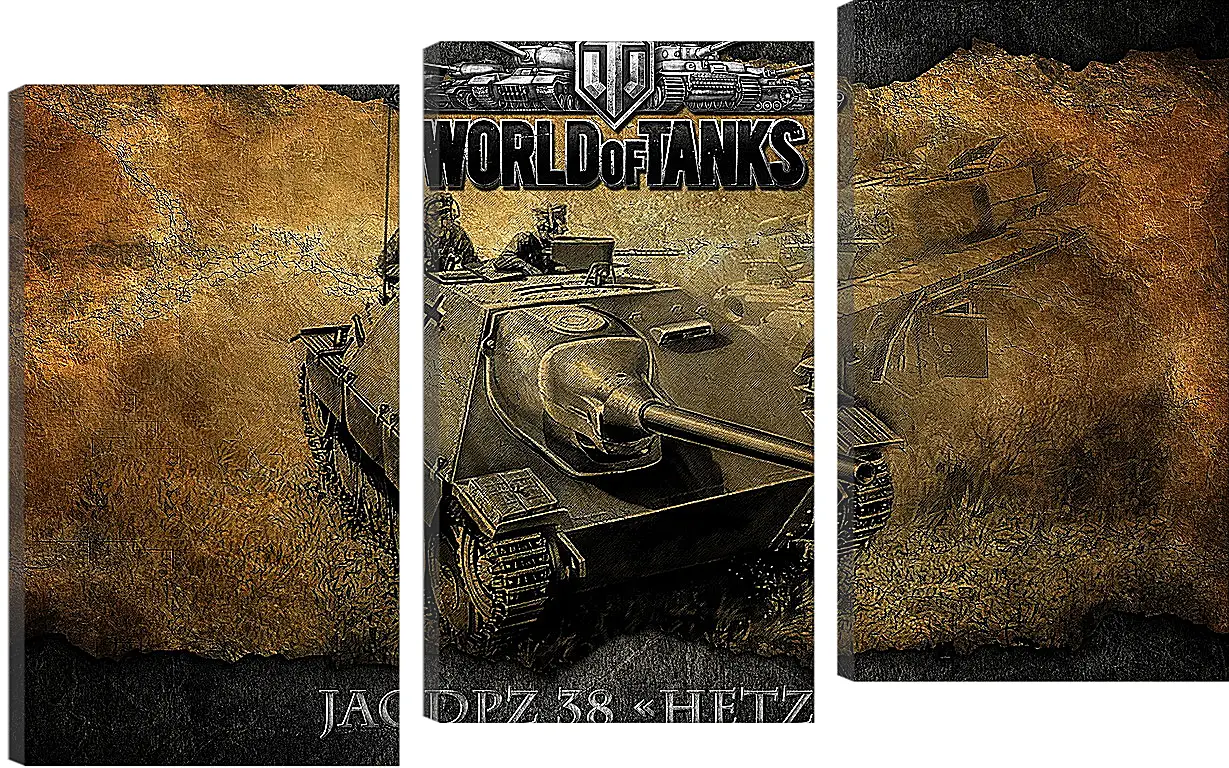 Модульная картина - World Of Tanks