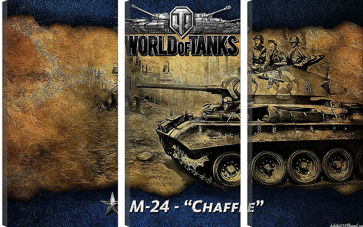 Модульная картина - World Of Tanks