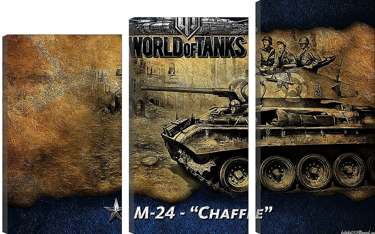 Модульная картина - World Of Tanks