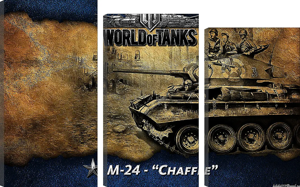 Модульная картина - World Of Tanks