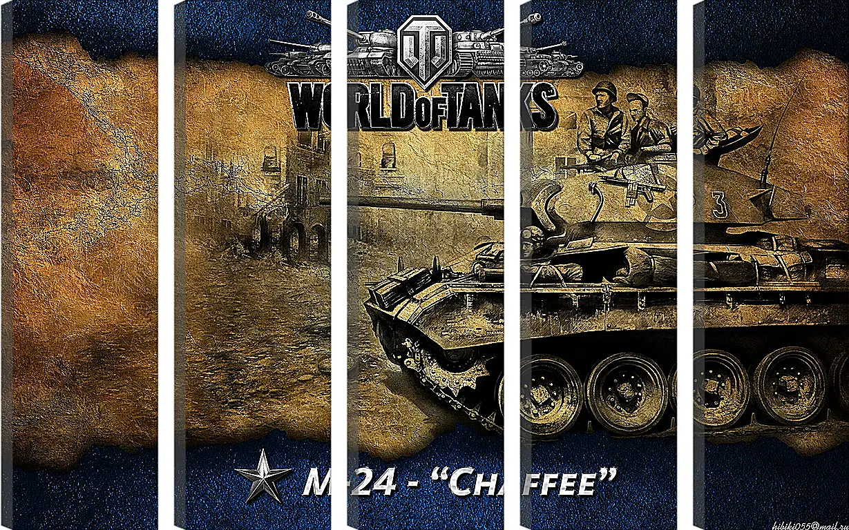 Модульная картина - World Of Tanks