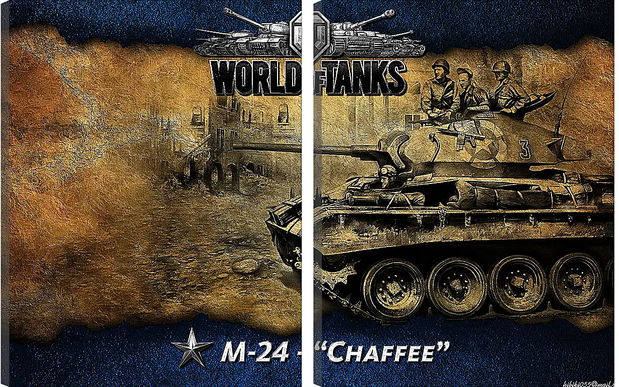 Модульная картина - World Of Tanks