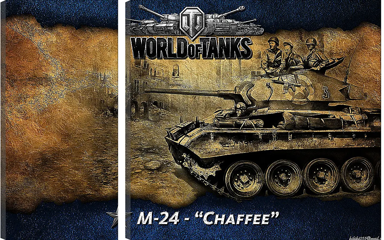 Модульная картина - World Of Tanks