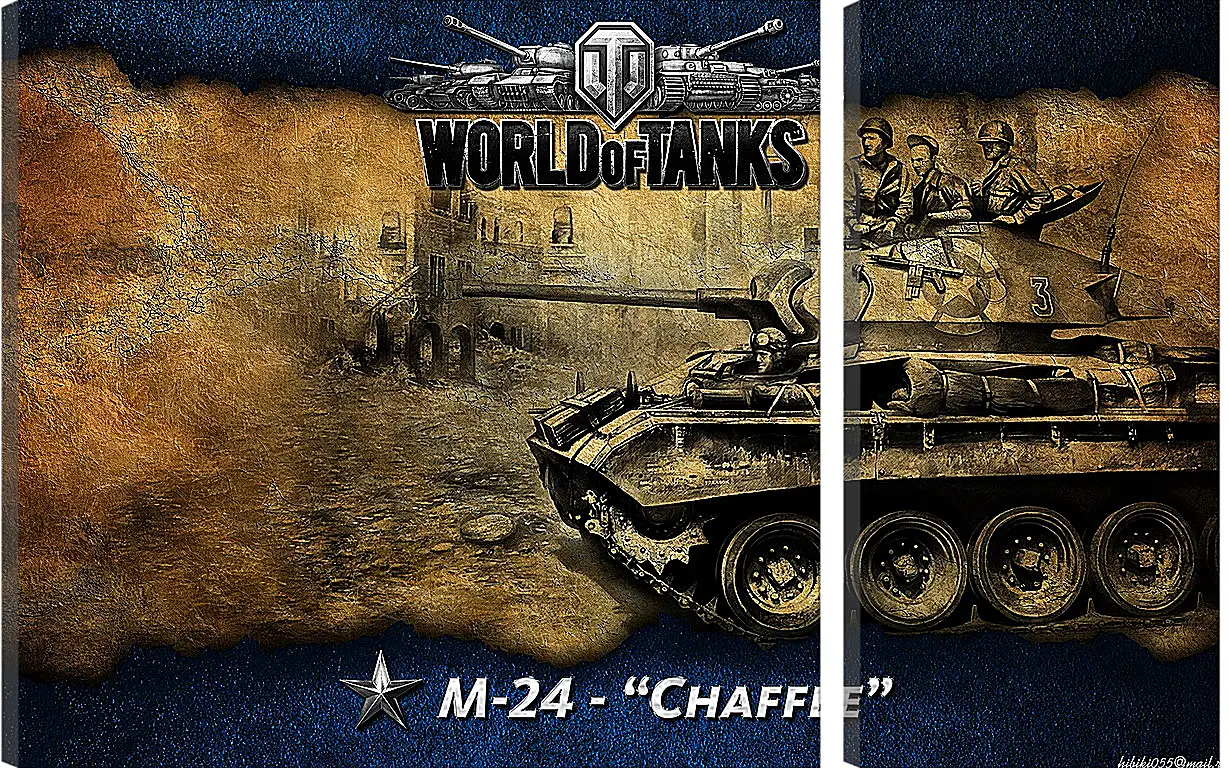 Модульная картина - World Of Tanks