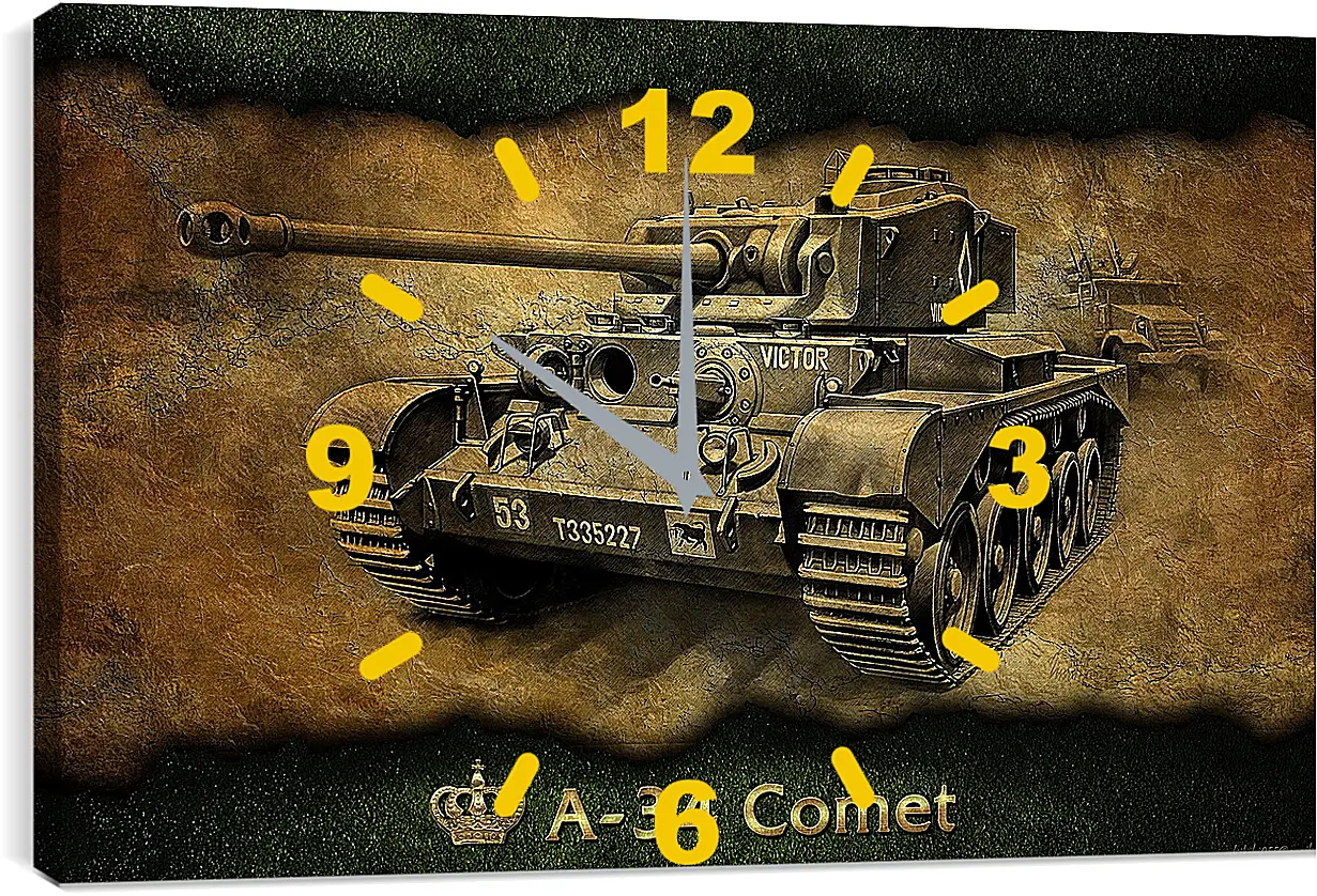 Часы картина - World Of Tanks
