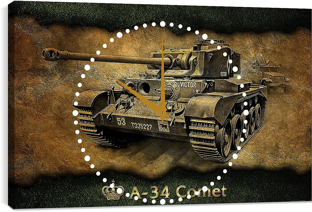 Часы картина - World Of Tanks
