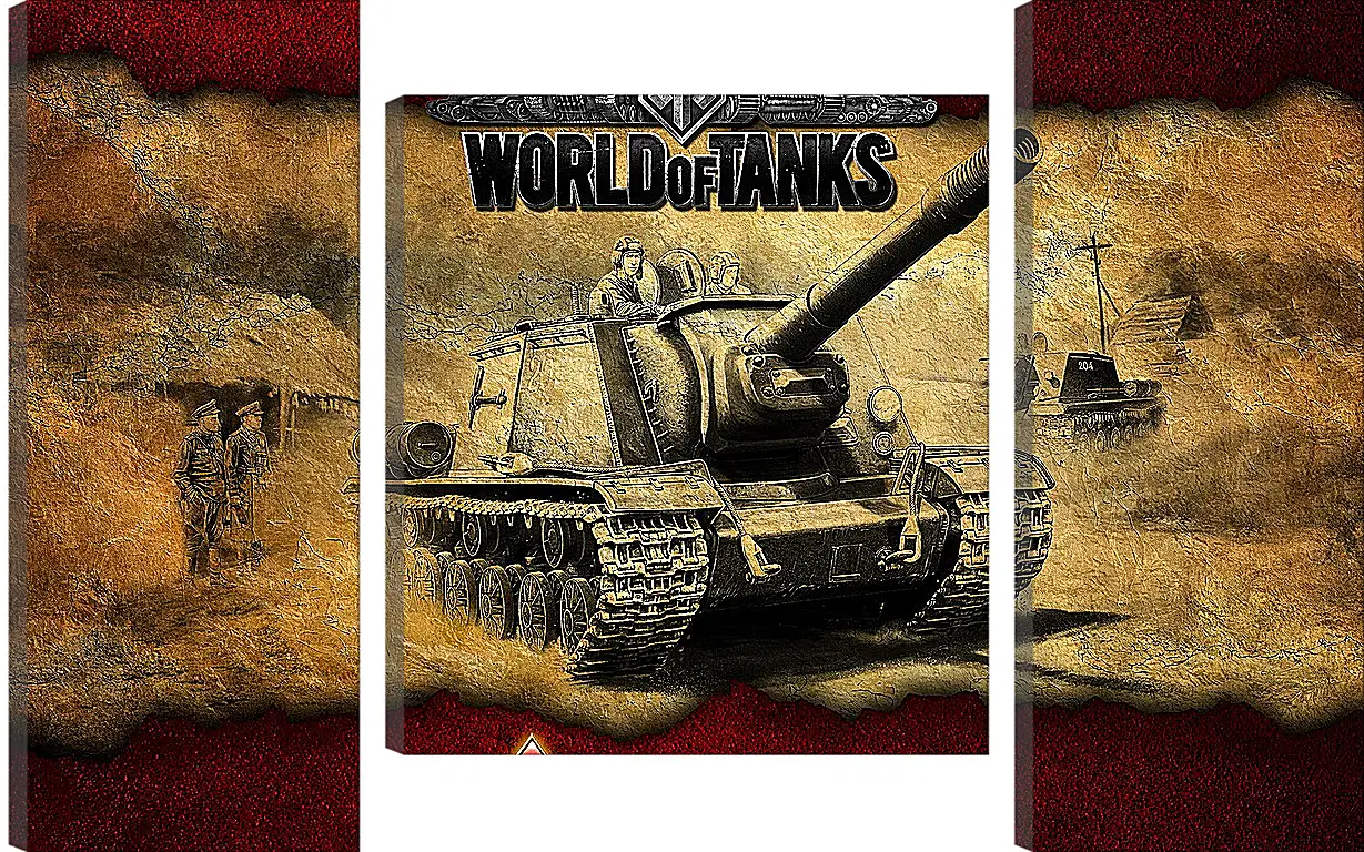 Модульная картина - World Of Tanks