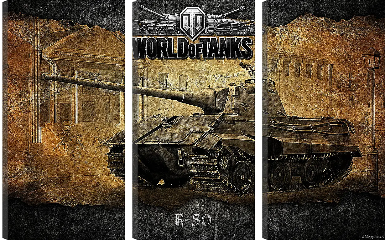 Модульная картина - World Of Tanks