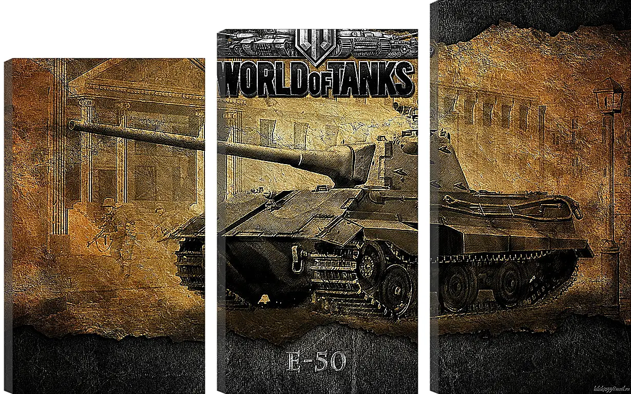 Модульная картина - World Of Tanks