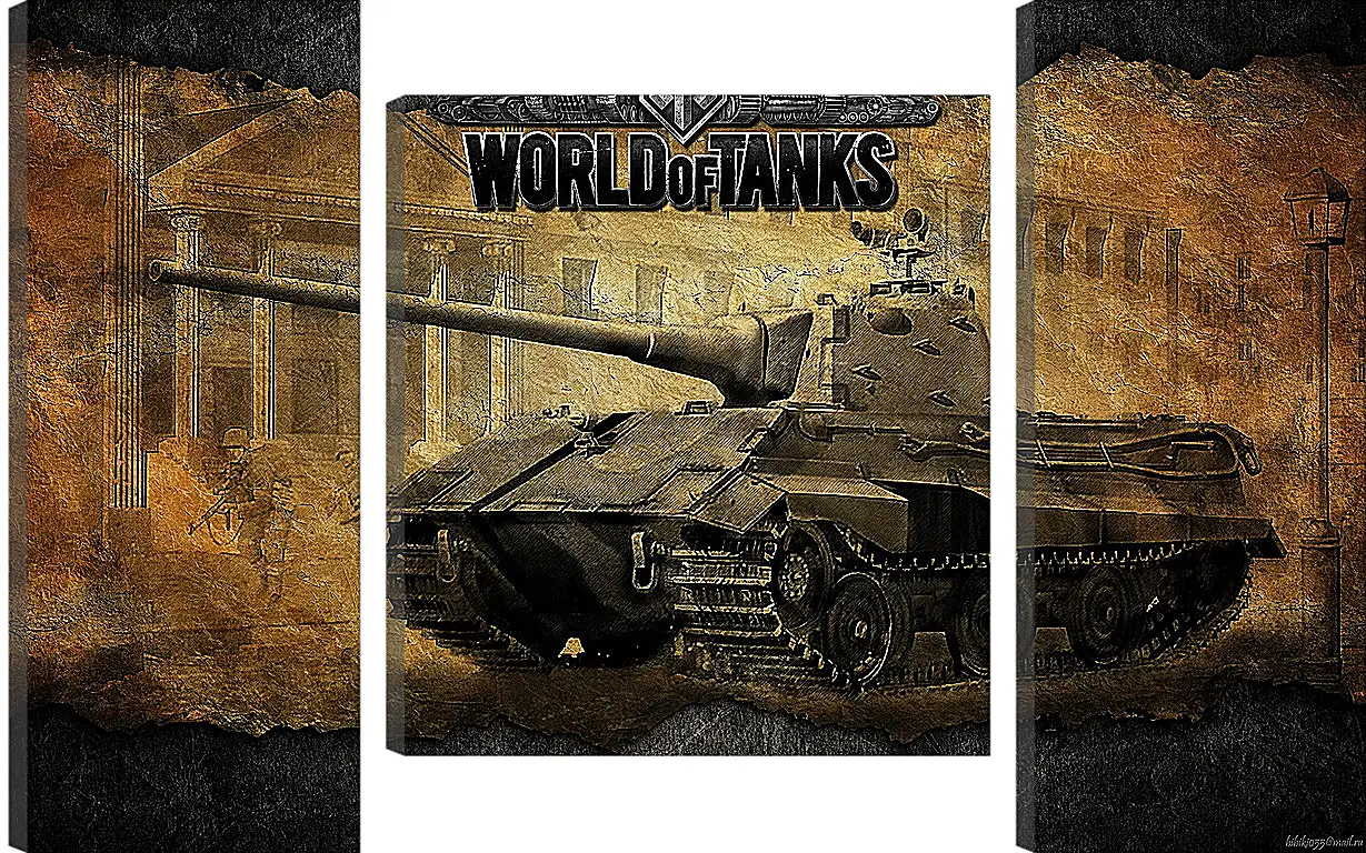 Модульная картина - World Of Tanks