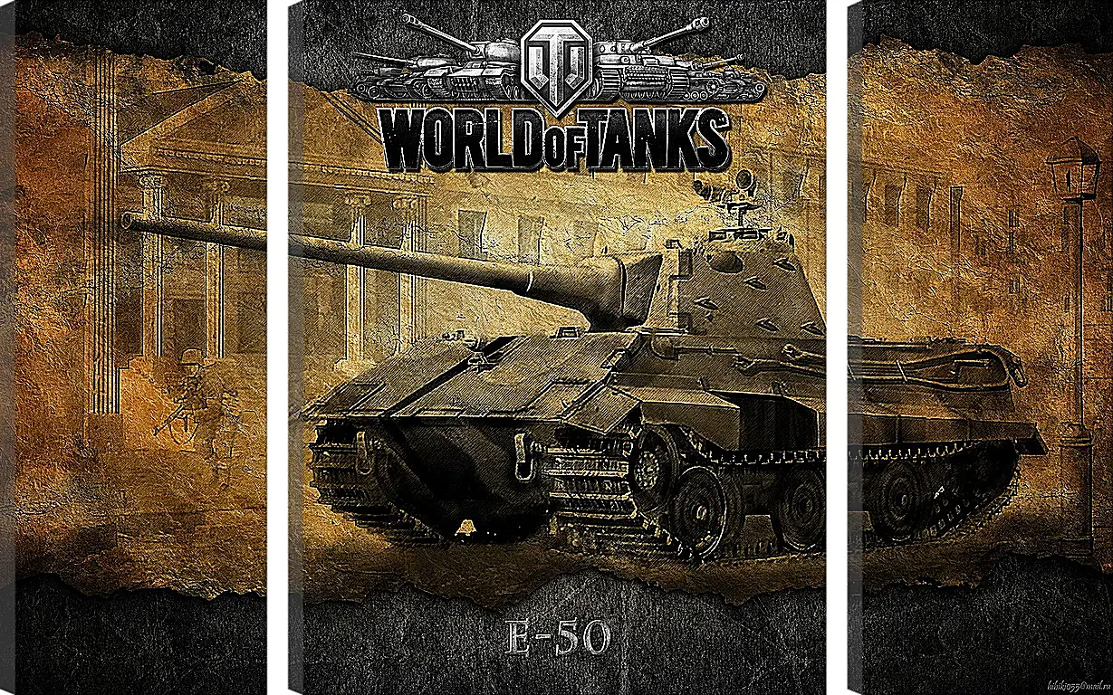 Модульная картина - World Of Tanks