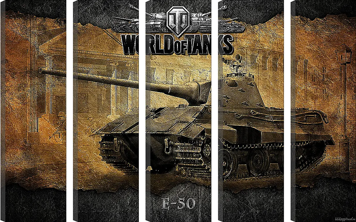 Модульная картина - World Of Tanks