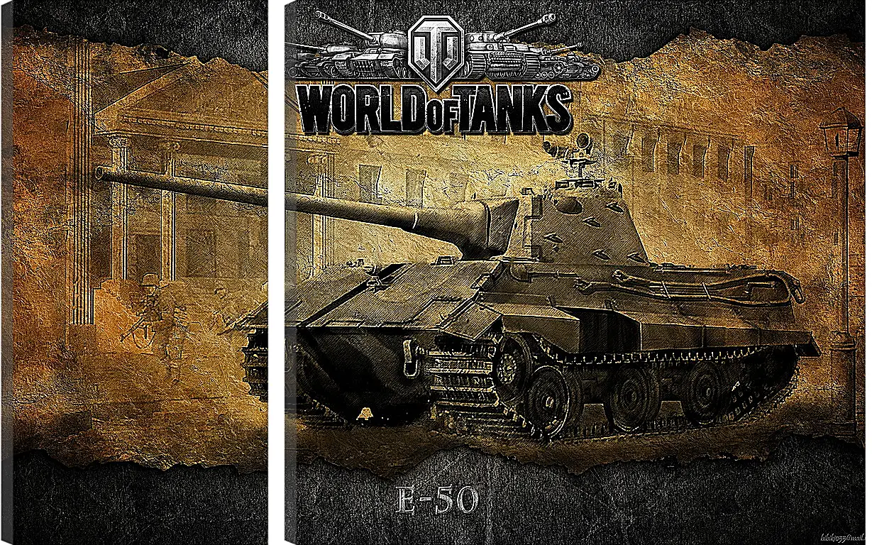 Модульная картина - World Of Tanks