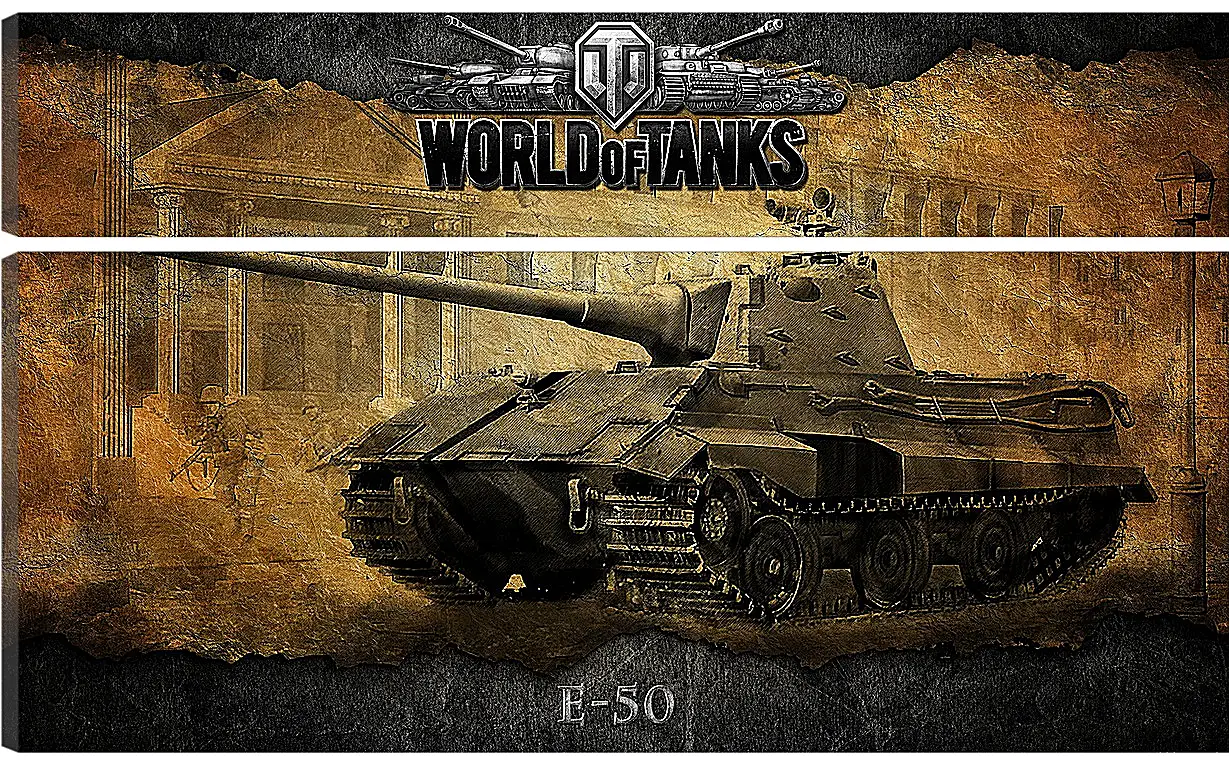 Модульная картина - World Of Tanks