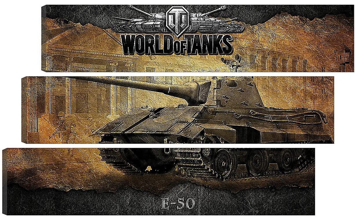 Модульная картина - World Of Tanks