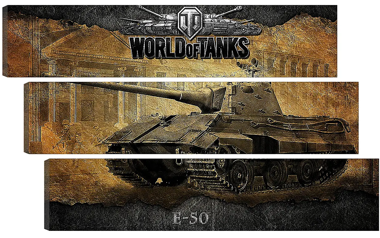 Модульная картина - World Of Tanks