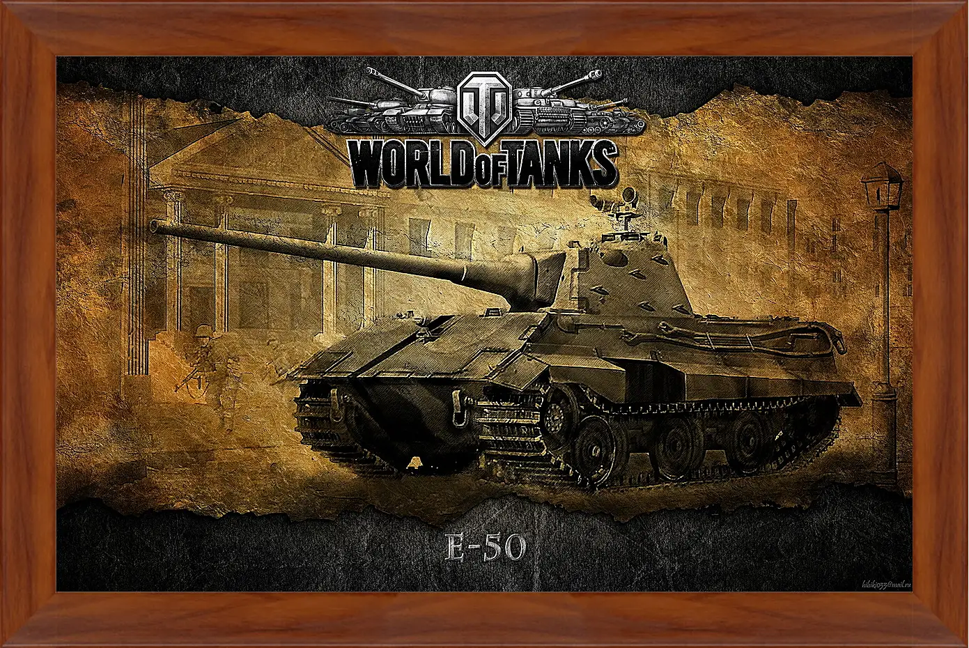 Картина в раме - World Of Tanks