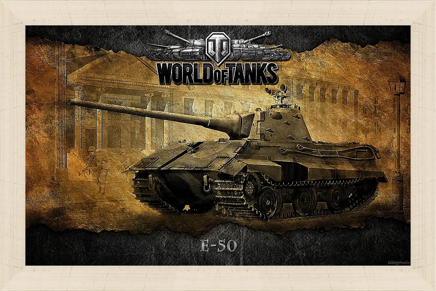 Картина в раме - World Of Tanks