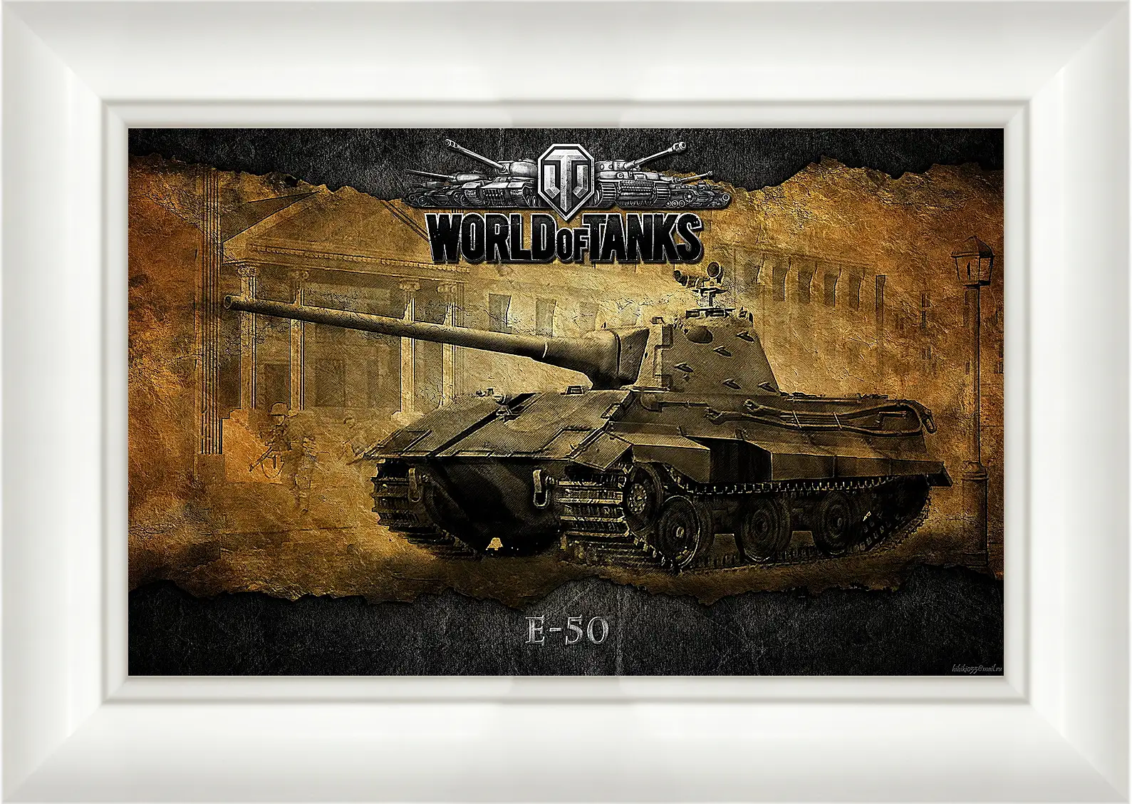 Картина в раме - World Of Tanks