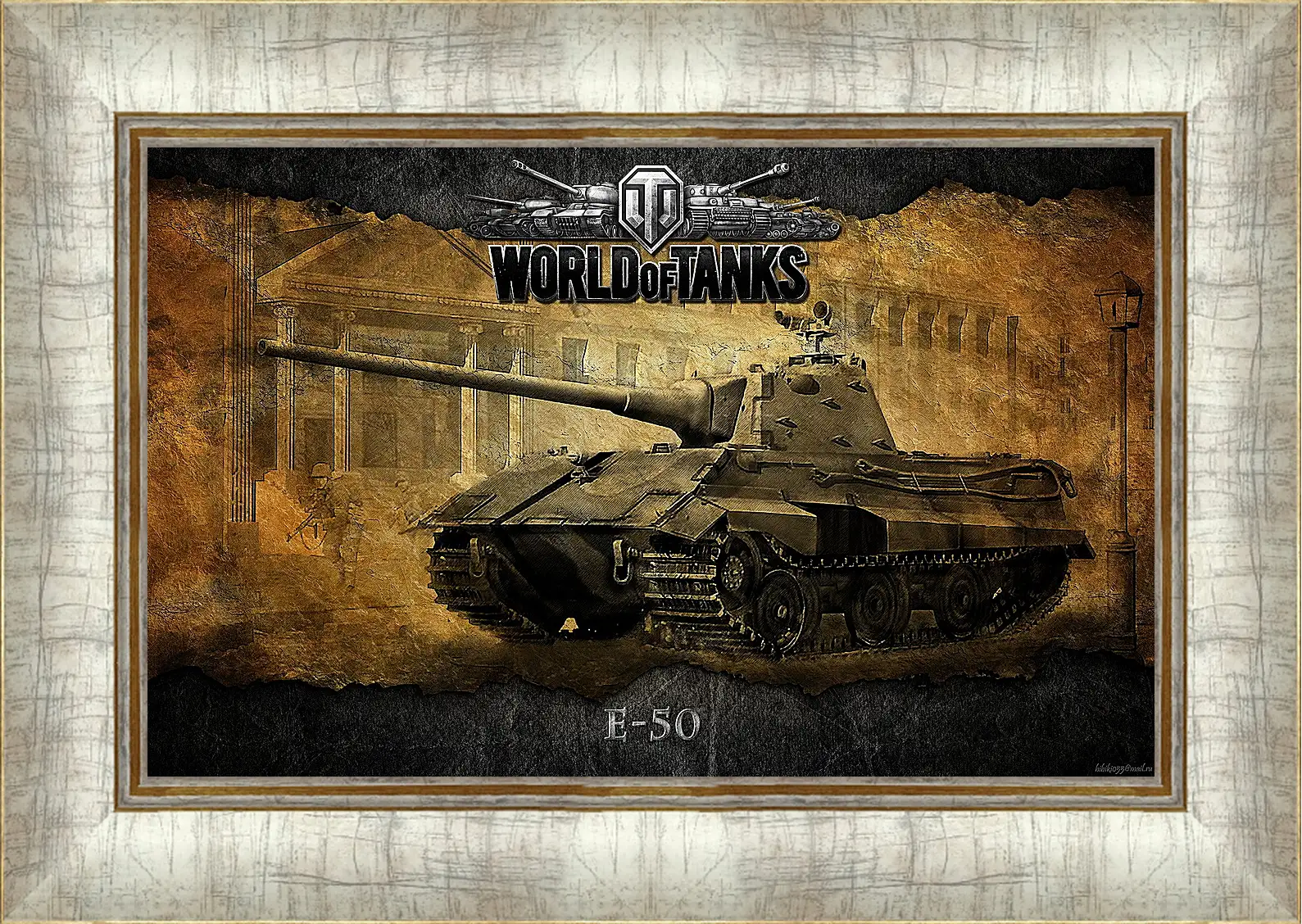 Картина в раме - World Of Tanks