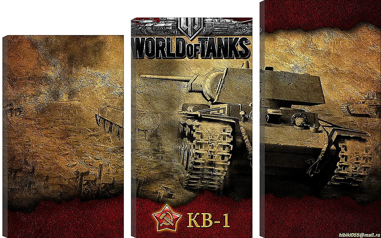 Модульная картина - World Of Tanks