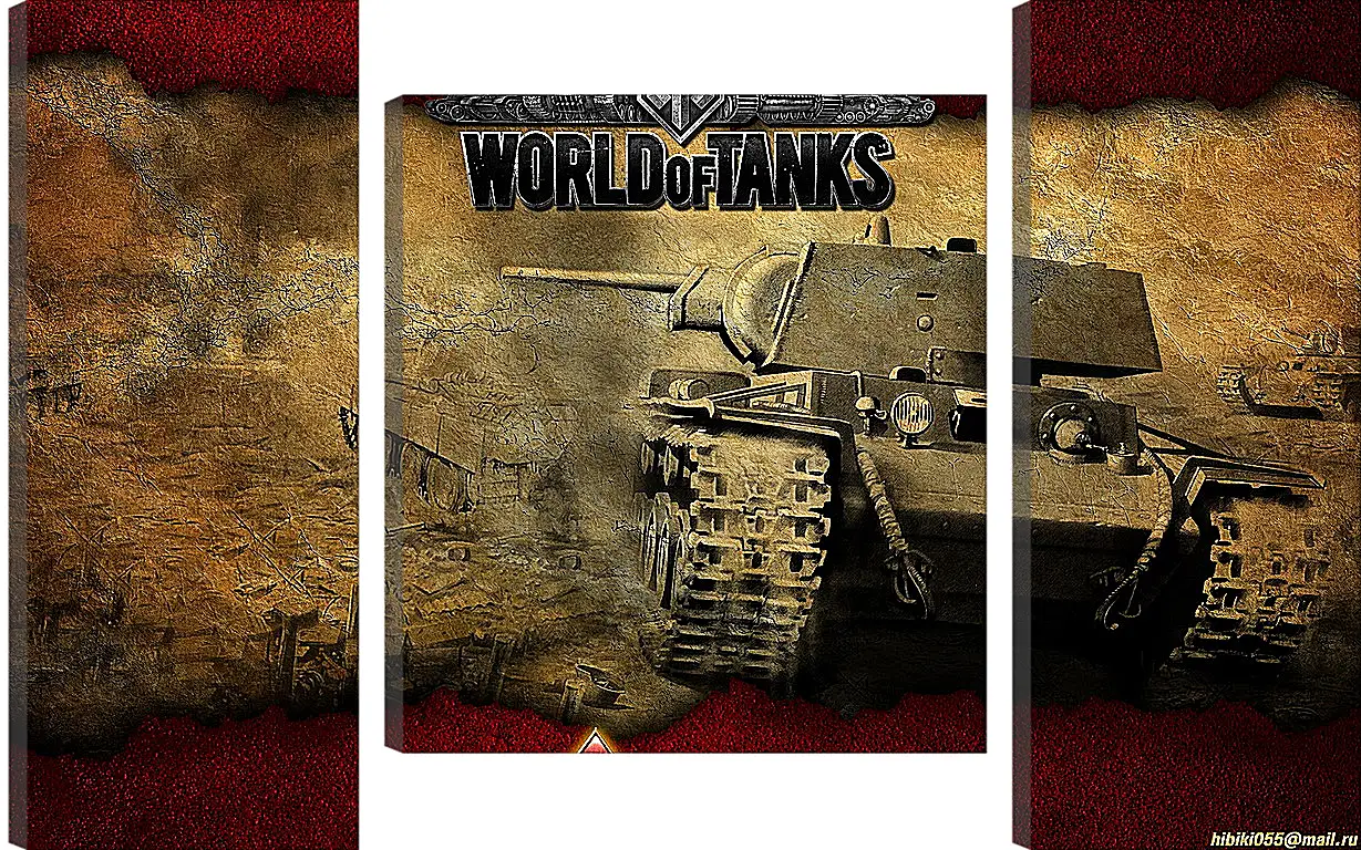 Модульная картина - World Of Tanks