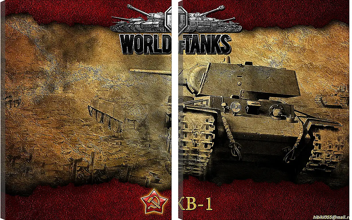 Модульная картина - World Of Tanks