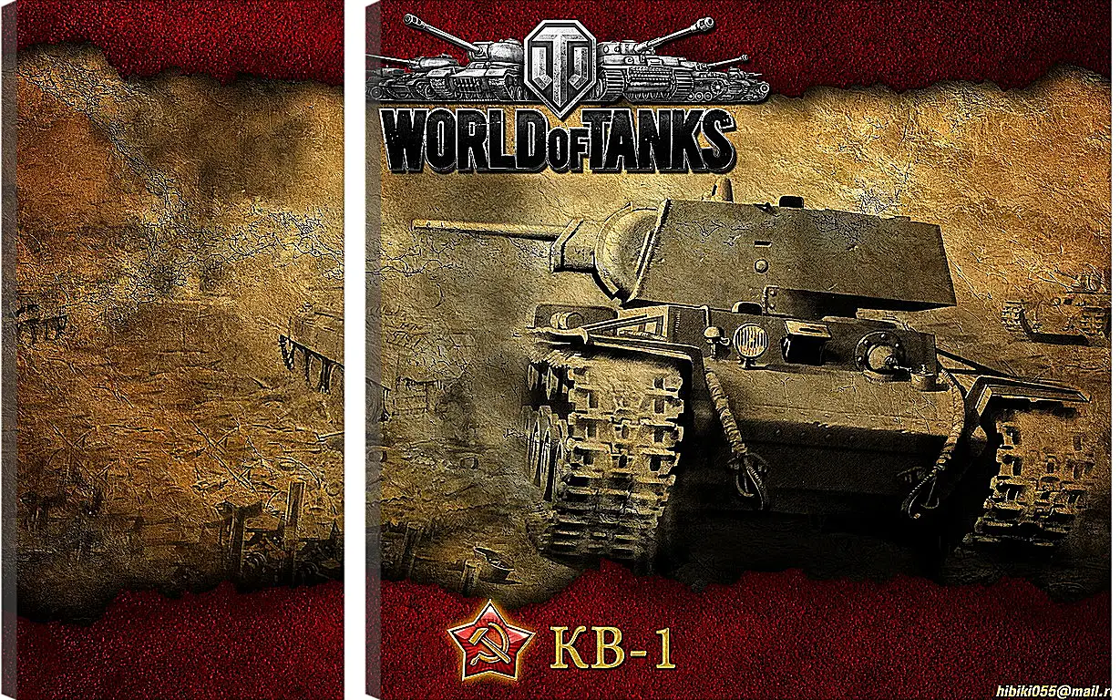 Модульная картина - World Of Tanks