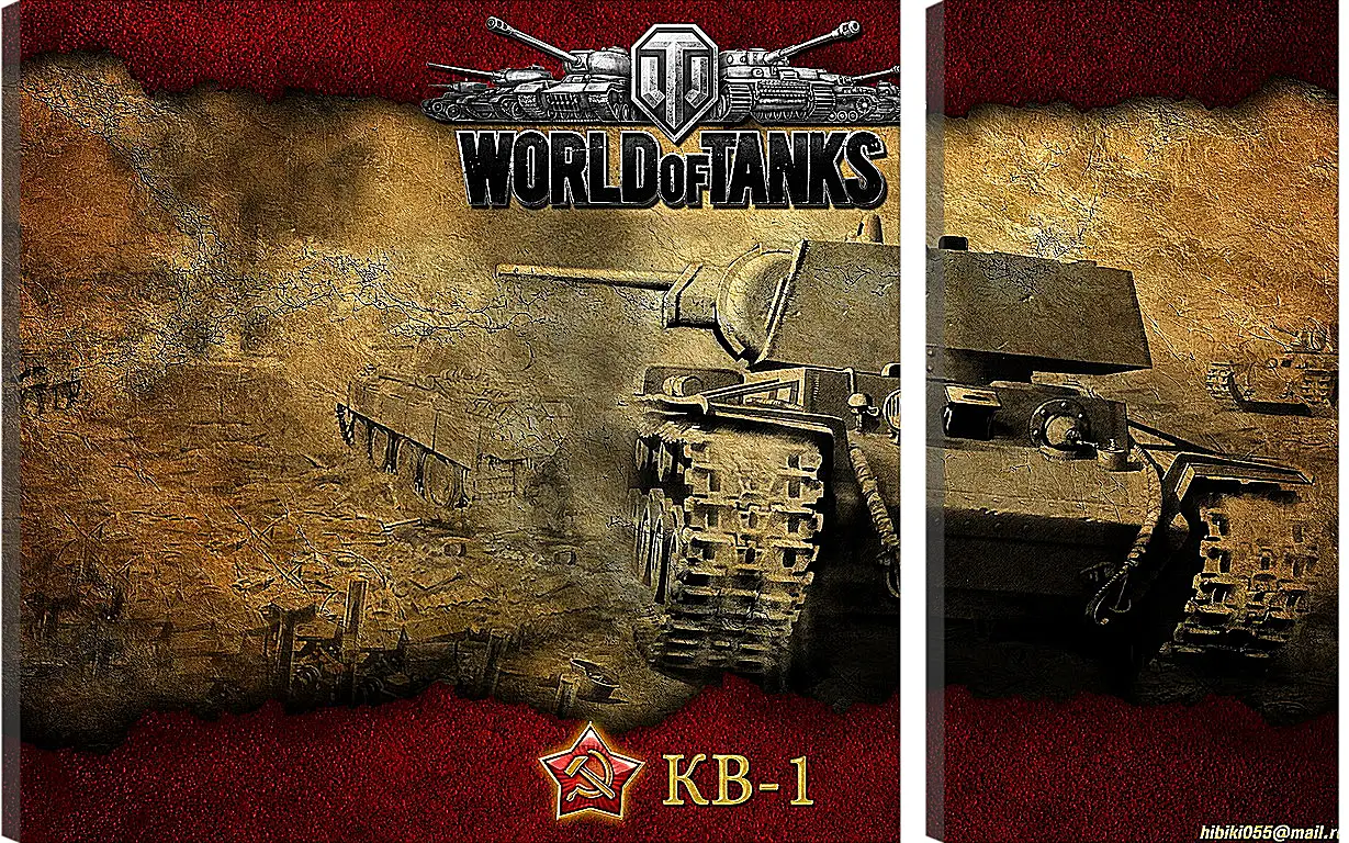 Модульная картина - World Of Tanks