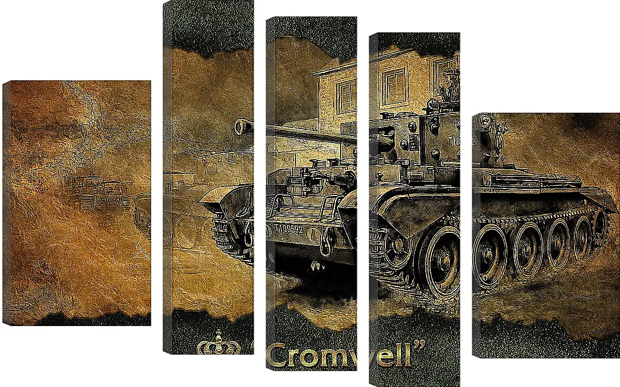 Модульная картина - World Of Tanks
