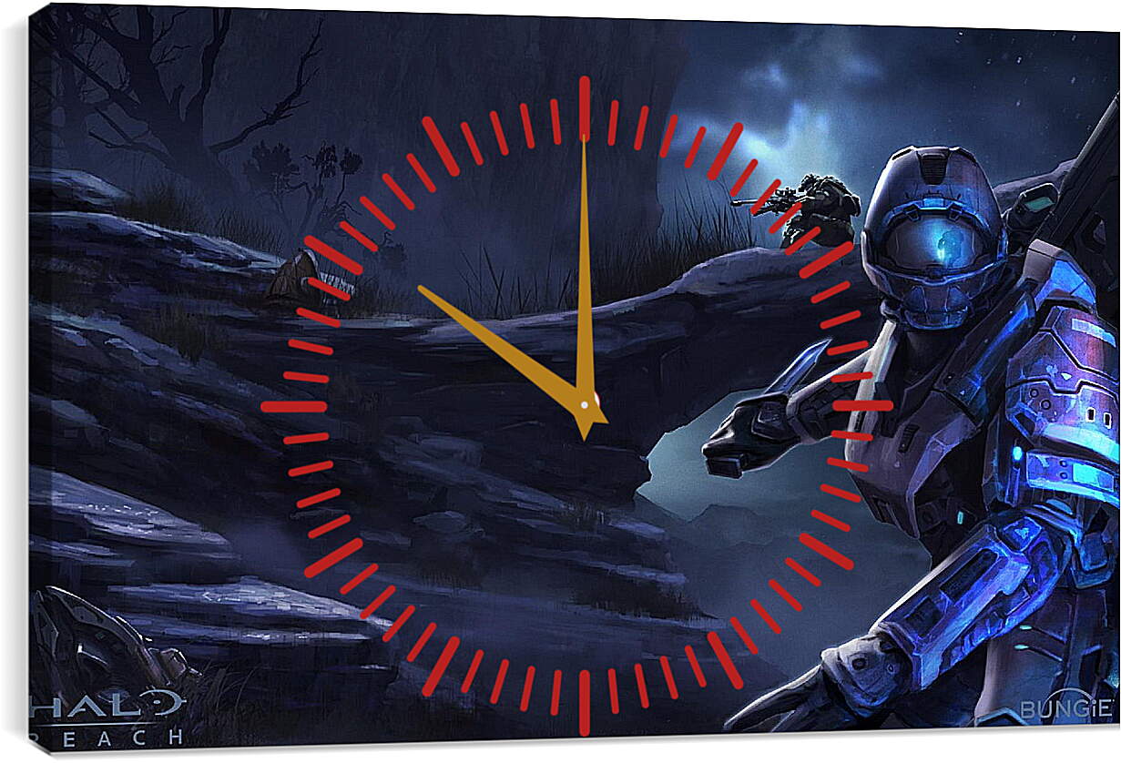 Часы картина - Halo: Reach