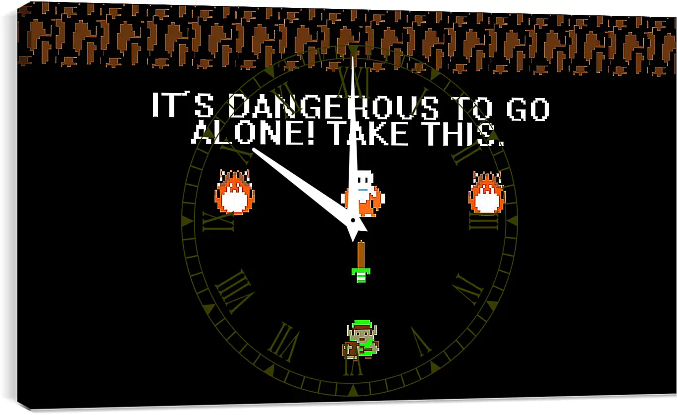 Часы картина - Zelda
