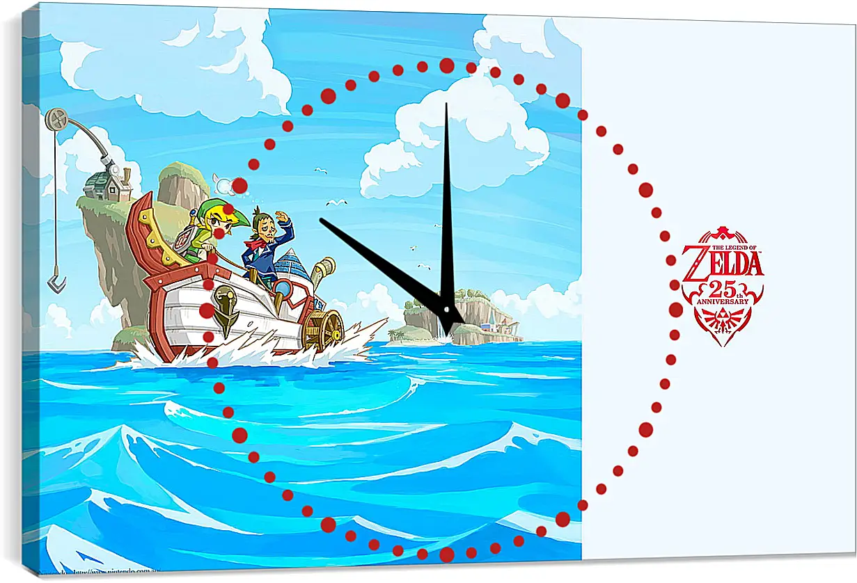 Часы картина - Zelda
