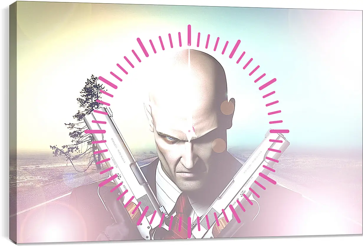 Часы картина - Hitman
