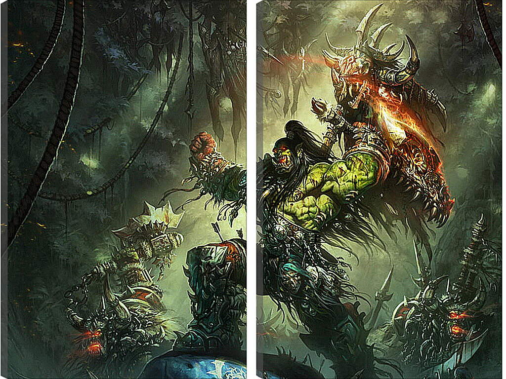 Модульная картина - Warcraft